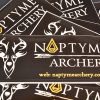 Naptyme Archery Decal Logo Sticker